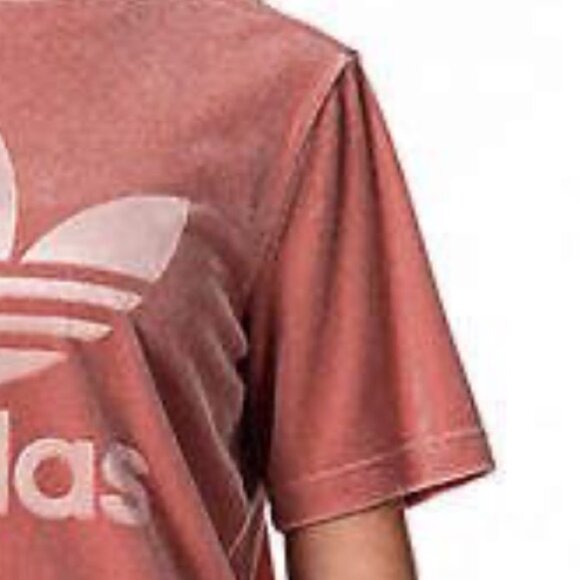 Adidas velvet material top size Large - Picture 2 of 11